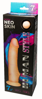 Фаллоимитатор HUMAN STYLE на присоске, L 185 мм D 38 мм (612106)