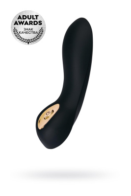 Стимулятор точки G WANAME D-SPLASH Cascade, силикон, черный, 15 см (0T-00010035)