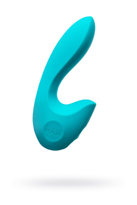 Нереалистичный вибратор Sense Max, силикон, голубой, 16 см (0T-00012174)