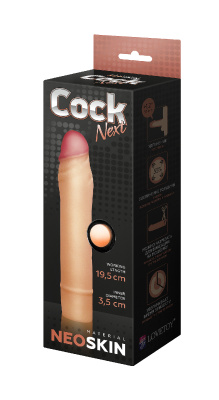 Фаллоудлинитель киберкожа COCK NEXT, L 195 мм D 35 мм, (690203)
