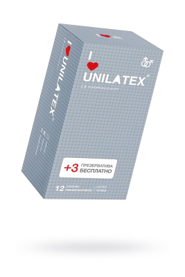 Презервативы Unilatex, dotted, латекс, точечные, 19 см, 5,4 см, 15 шт. (0T-00009299)