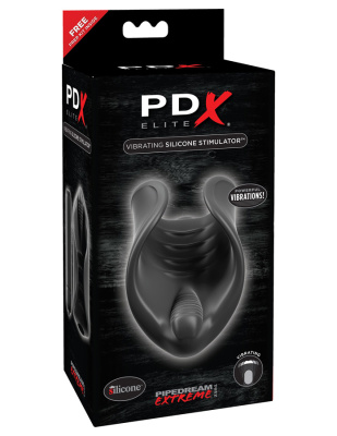 Вибростимулятор мастурбатор PDX Elite Vibrating Silicone Stimulator (RD500)