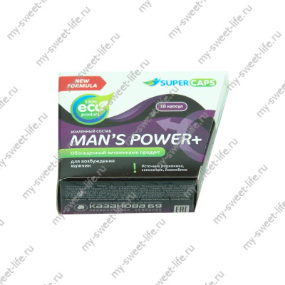 Таблетки для эрекции Man's Power plus (10 капсул) (tablerekMPowplus10k)